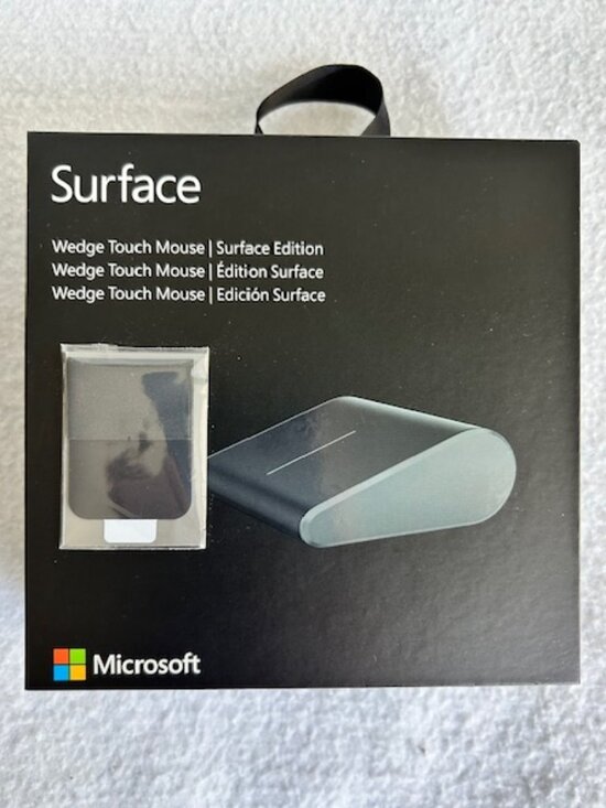 Microsoft Other - NEW SEALED 2014 Microsoft Wedge Touch Mouse Titanium Surface Edition Model 1498